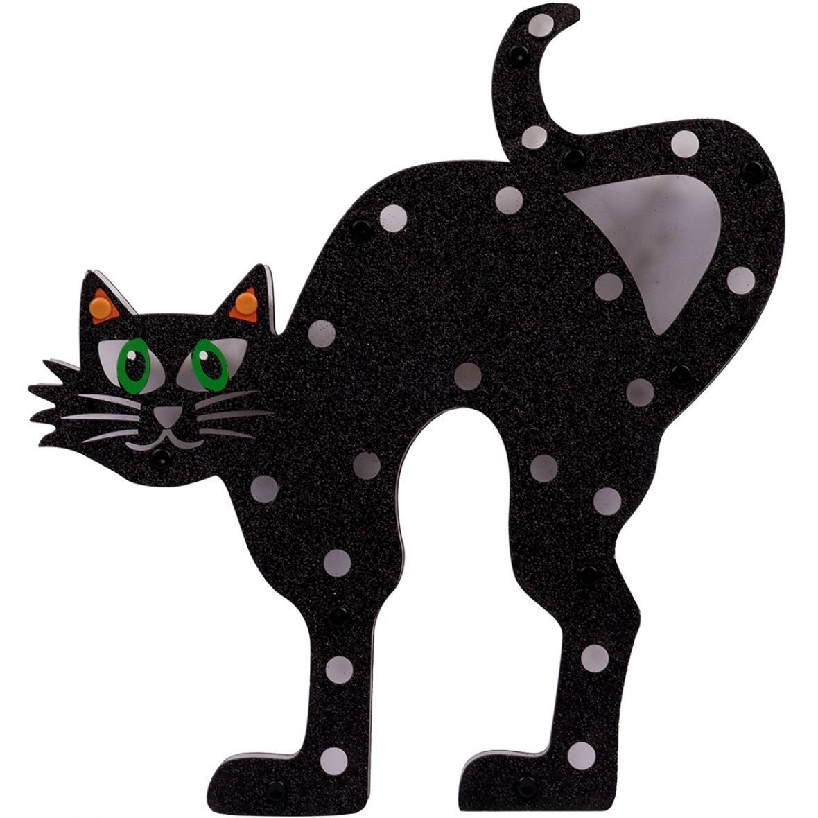 Декор Yes! Fun Halloween Чорний Кіт LED, 30 см (973694) - фото 1