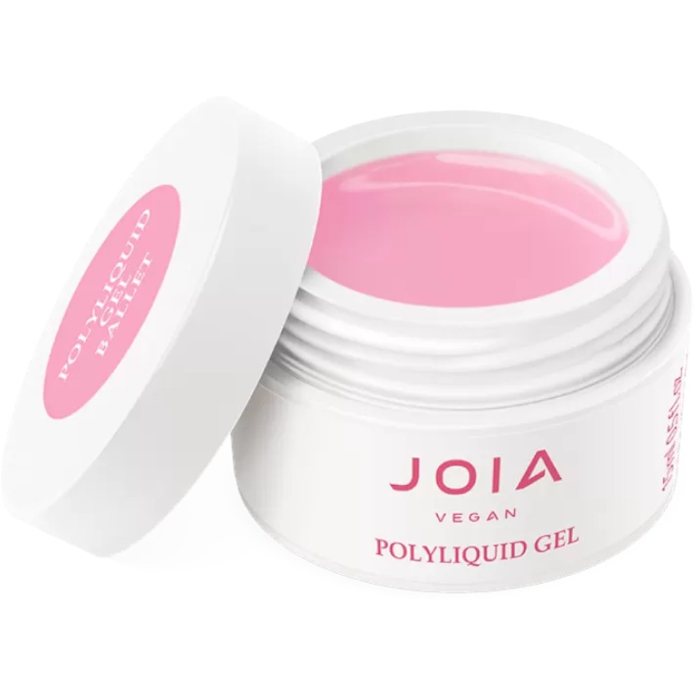 Рідкий гель для укріплення та моделювання Joia vegan PolyLiquid gel Ballet 15 мл - фото 1