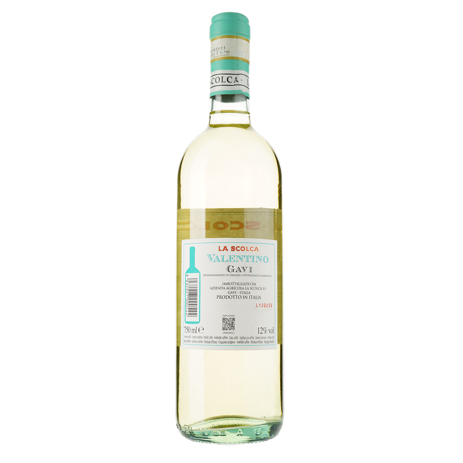 Вино La Scolca Gavi il Valentino, біле, сухе, 0,75 л - фото 2