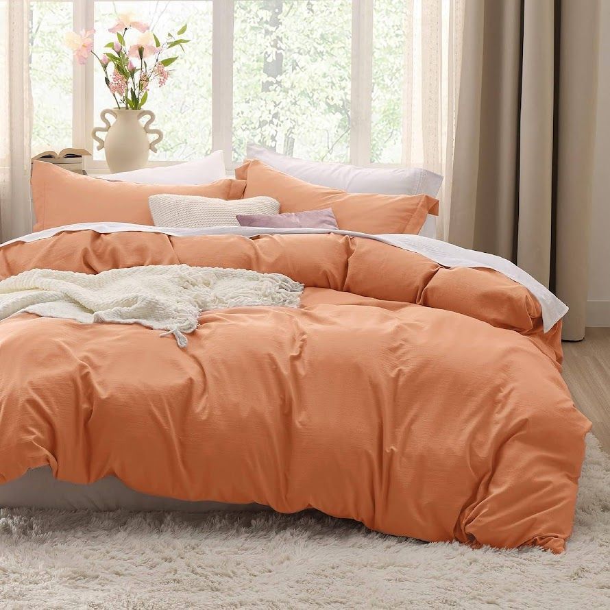 Комплект постельного белья Domikus 175х210 см оранжевый (4829900028336) - фото 2