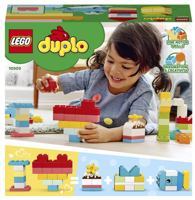 Конструктор LEGO DUPLO Коробка Серце, 80 деталей (10909) - фото 6