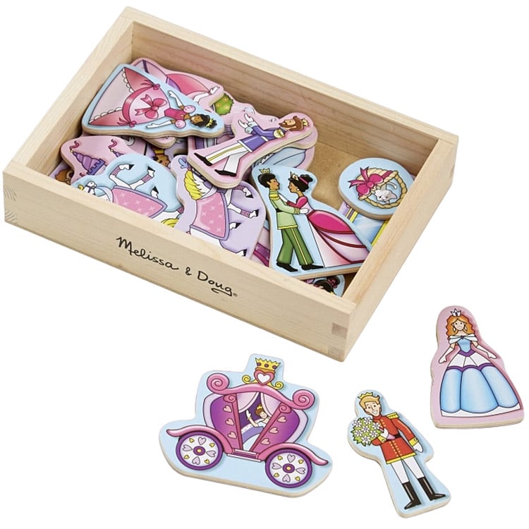 Игровой набор Melissa&Doug Магнитные фигурки Принцессы, 20 элементов (MD19278) - фото 1