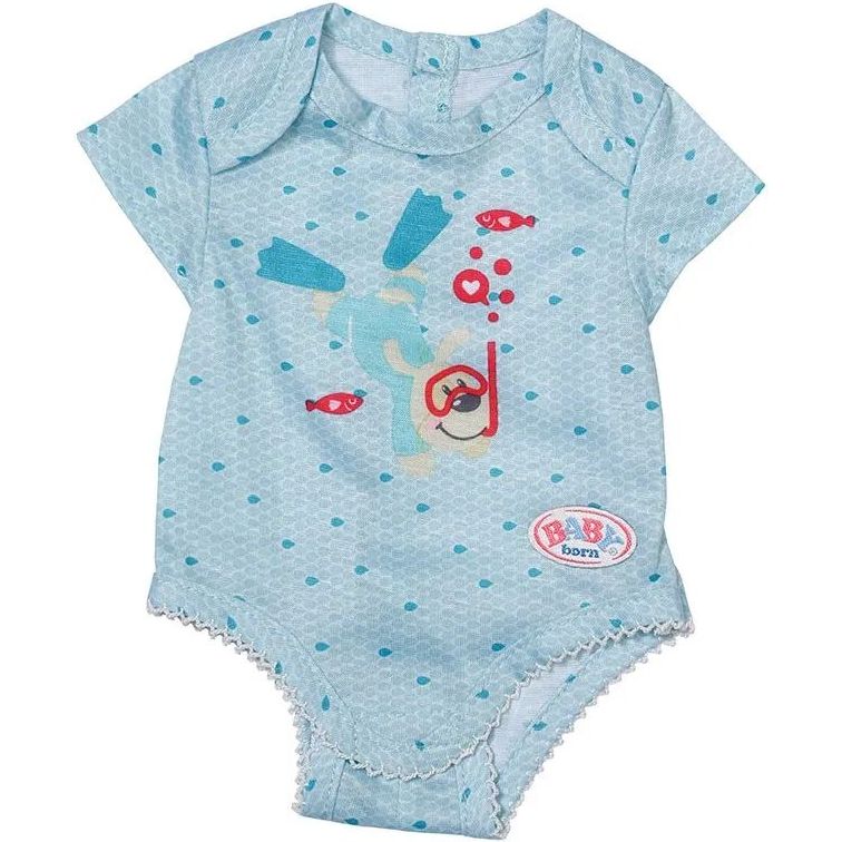 Одежда для куклы Baby Born Боди S2 голубой (830130-2) - фото 1