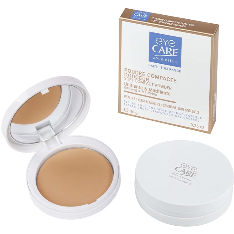 Компактная пудра Eye Care Soft Compact Powder, відтінок 4 (Beige clair), 10 г - фото 2