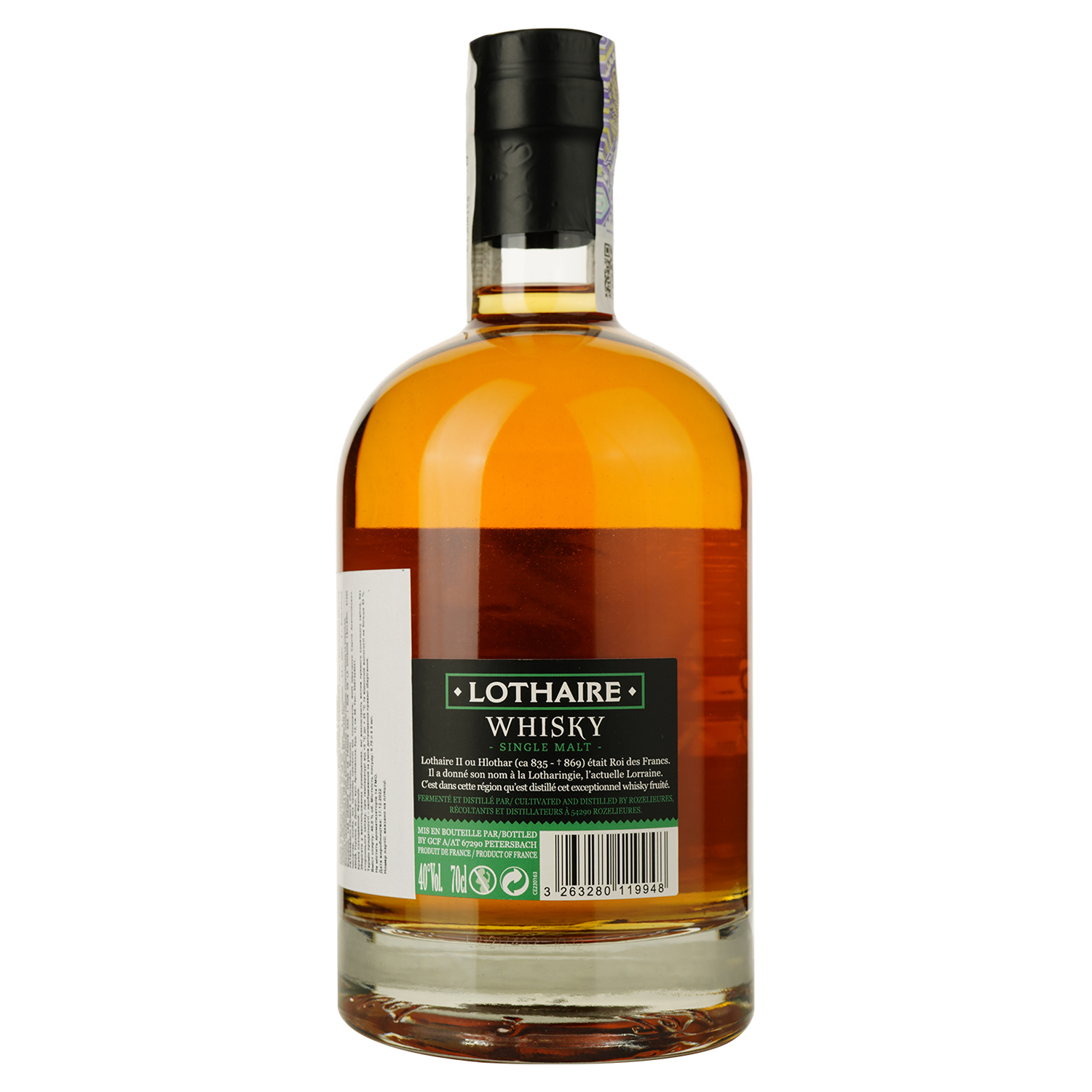 Віскі Lothaire Single Malt Scotch Whisky, в подарунковій упаковці, 40%, 0.7 л - фото 3
