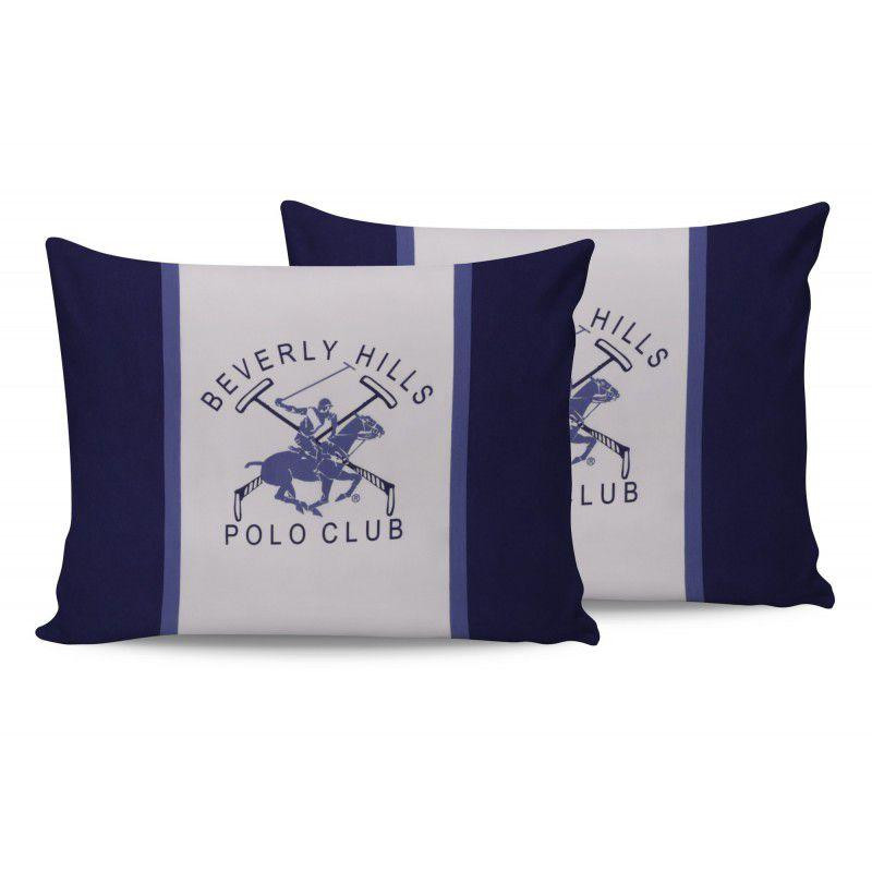 Постельное белье Beverly Hills Polo Club BHPC 029 Blue, ранфорс, евростандарт, голубой (2000022198905) - фото 2