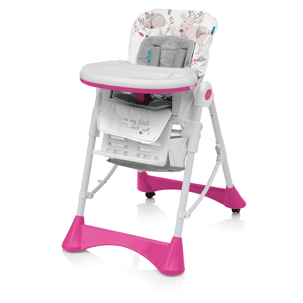 Стільчик для годування Baby Design Pepe New 08 Pink (292255) - фото 1