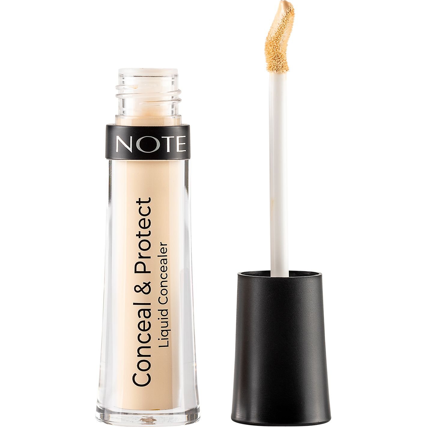 Рідкий консилер Note Cosmetique Conceal & Protect Liquid Concealer відтінок 01 (Light Sand) 4.5 мл - фото 3