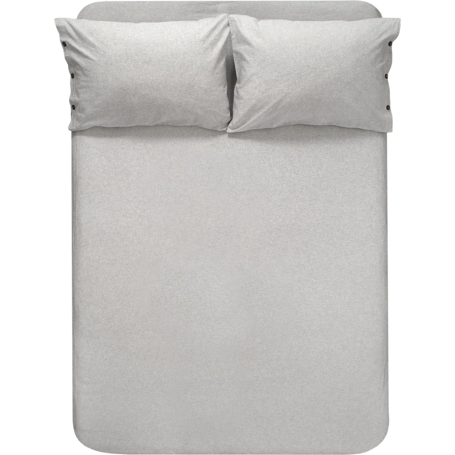 Простирадло з наволочками Lotus Home Washed Cotton Light antracite 270x270 см (svt-2000022332873) - фото 1