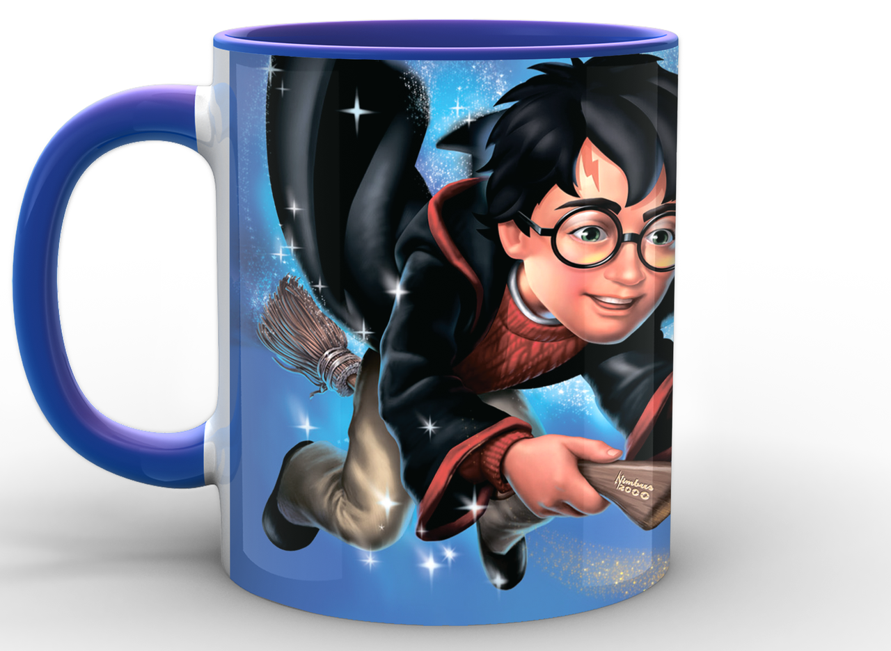 Кружка GeekLand Harry Potter art images синя - фото 2