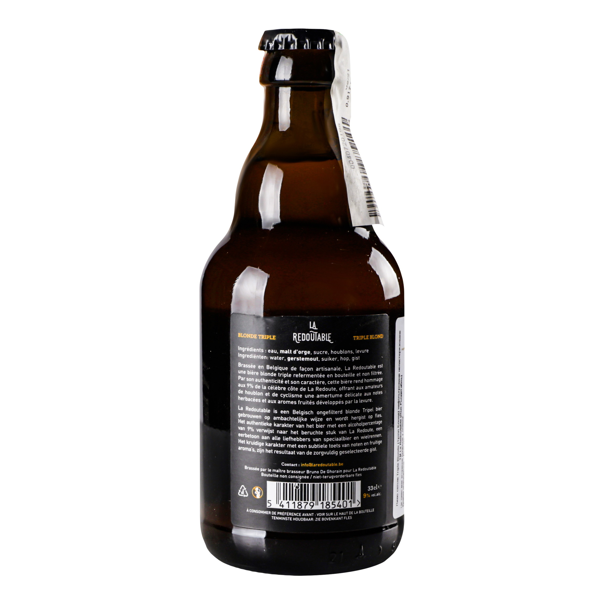 Пиво La Redoutable светлое нефильтрованное, 9%, 0,33 л (738472) - фото 4