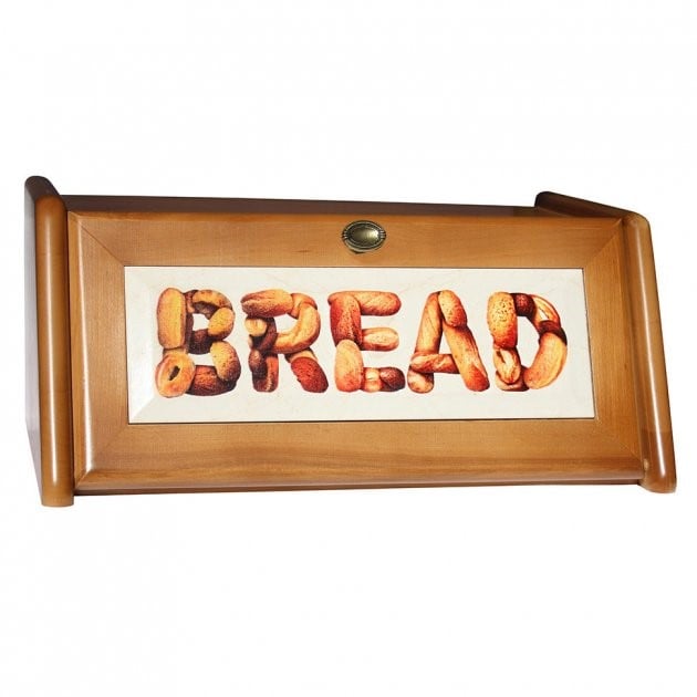 Хлебница деревянная Mazhura Bread, 40,5х27,5х18 см, коричневый (mz462195) - фото 1