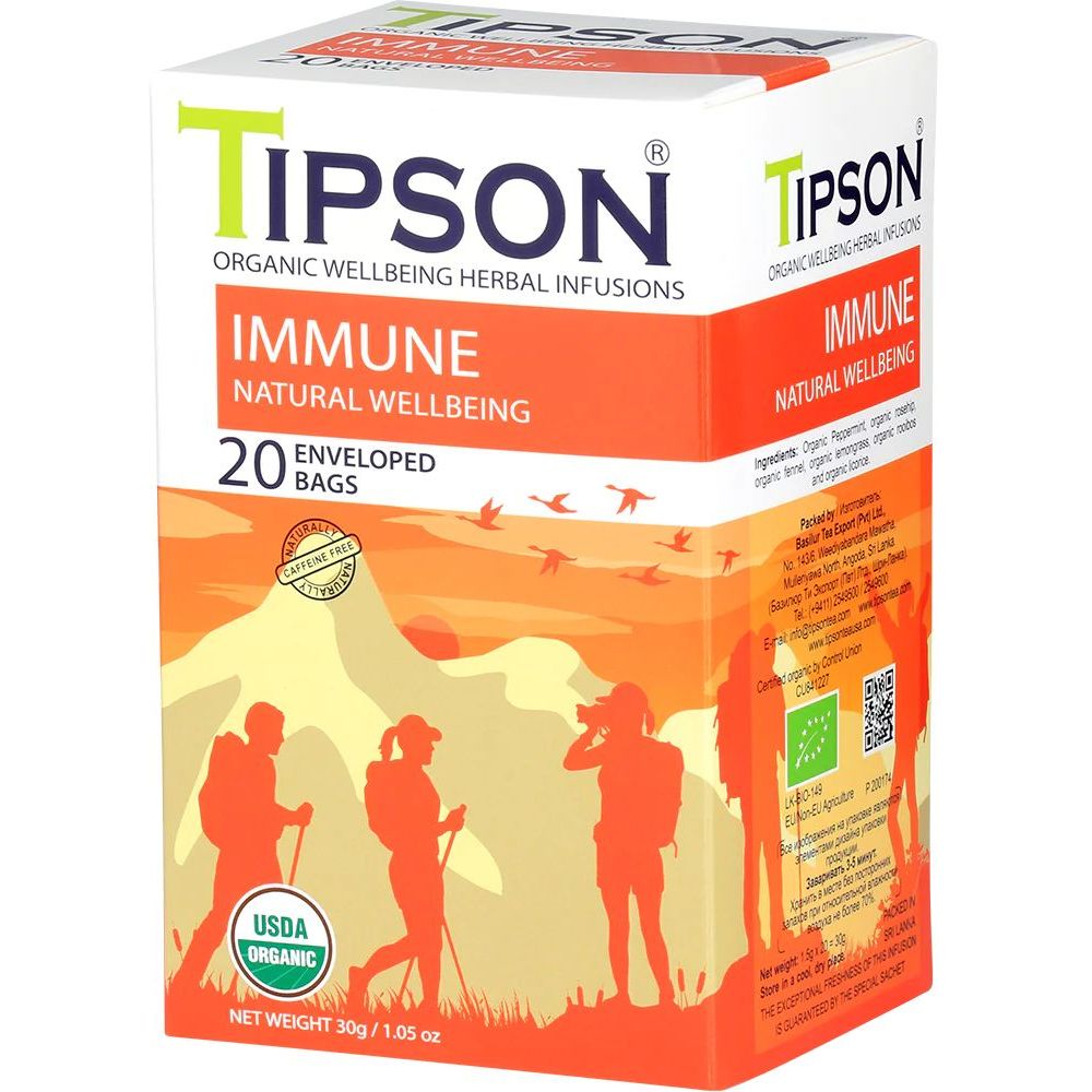 Суміш трав'яна Tipson Immunity, 30 г (20 шт. х 1.5 г) (896901) - фото 3