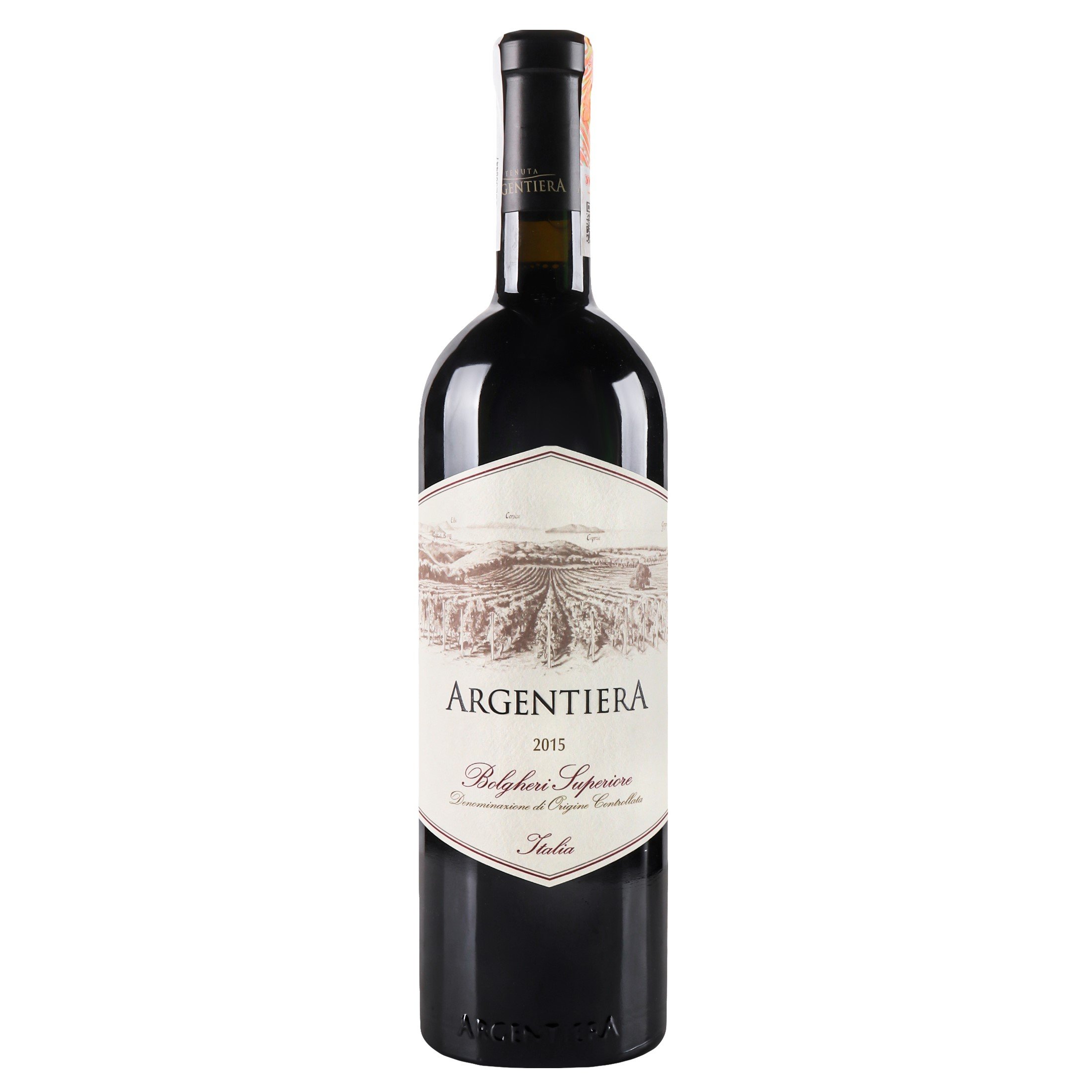 Вино Tenuta Argentiera Argentiera Bolgheri Superiore 2015 DOC, 14,5%, 0,75 л (863282) - фото 1