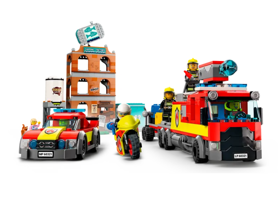 Конструктор LEGO City Пожарная команда, 766 деталей (60321) - фото 5