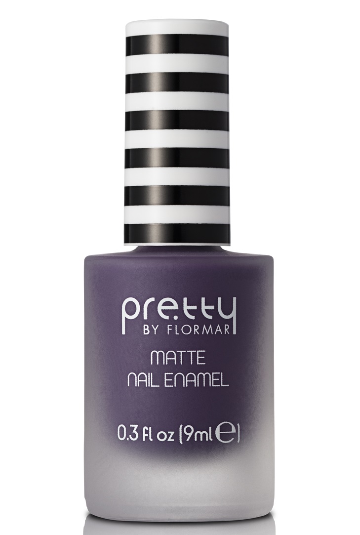 Лак для нігтів матовий Pretty Matte Nail Enamel, відтінок 006 (Grape), 9 мл (8000018545919) - фото 1