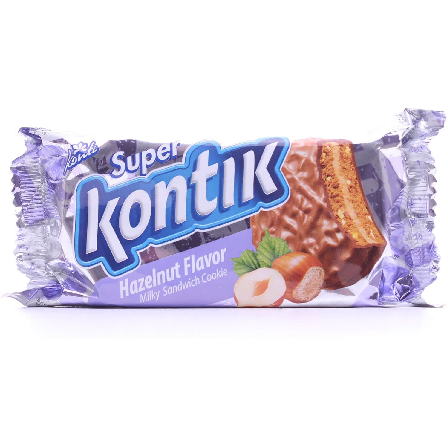 Печиво Konti Super Kontik зі смаком фундуку 100 г (784896) - фото 1