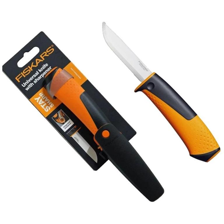 Ніж для важких робіт Fiskars Hardware, з точилом, 21,9 см (1023619) - фото 5