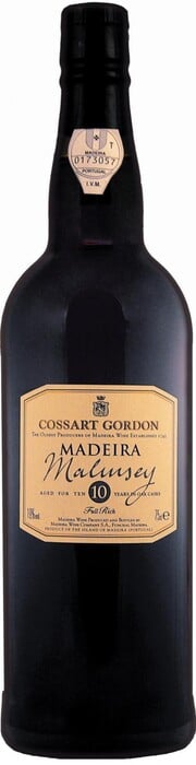 Вино Cossart Gordon Madeira Malmsey 10 yo Full Rich, 19%, 0,75 л - фото 1