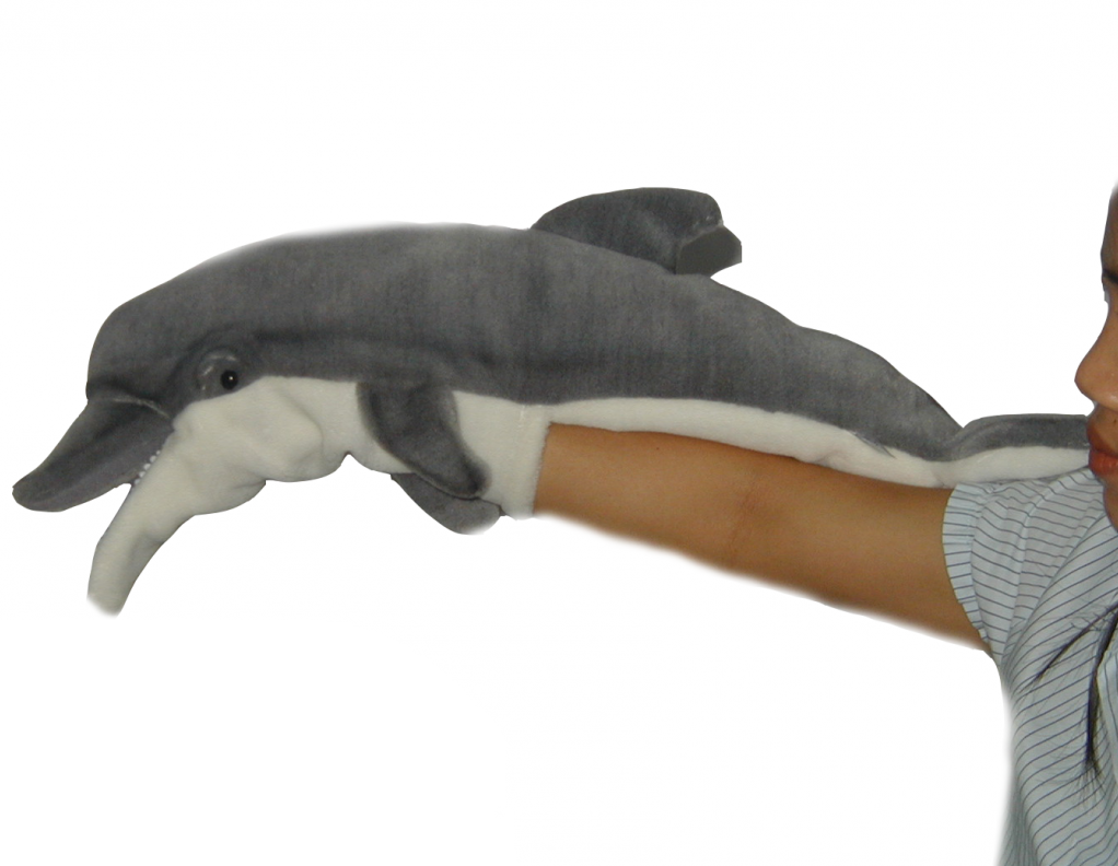 Мягкая игрушка на руку Hansa Дельфин афалина, 59 см, (2787) - фото 2