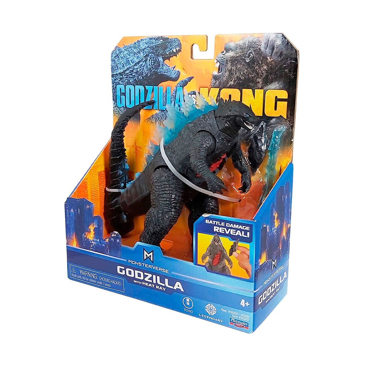 Игровая фигурка Godzilla vs. Kong Годзилла с тепловой волной (35302) - фото 4