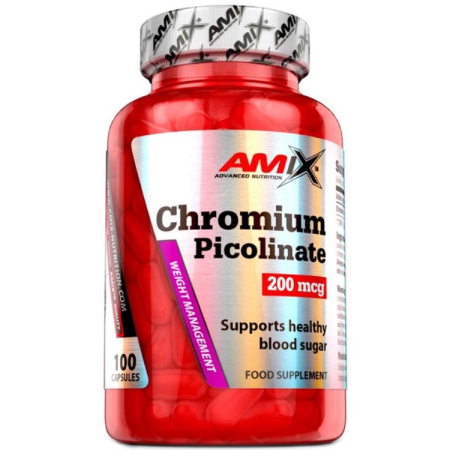 Капсули Amix Chromium Picolinate 200 мкг 100 шт. - фото 1