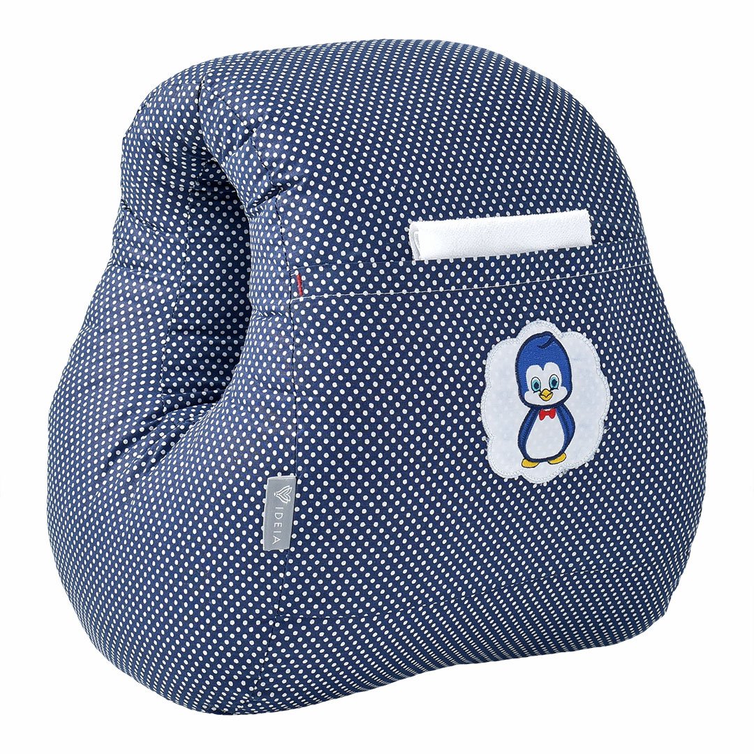 Подушка для кормления Papaella Mini Горошек, 28х30 см, синий (8-31999) - фото 4
