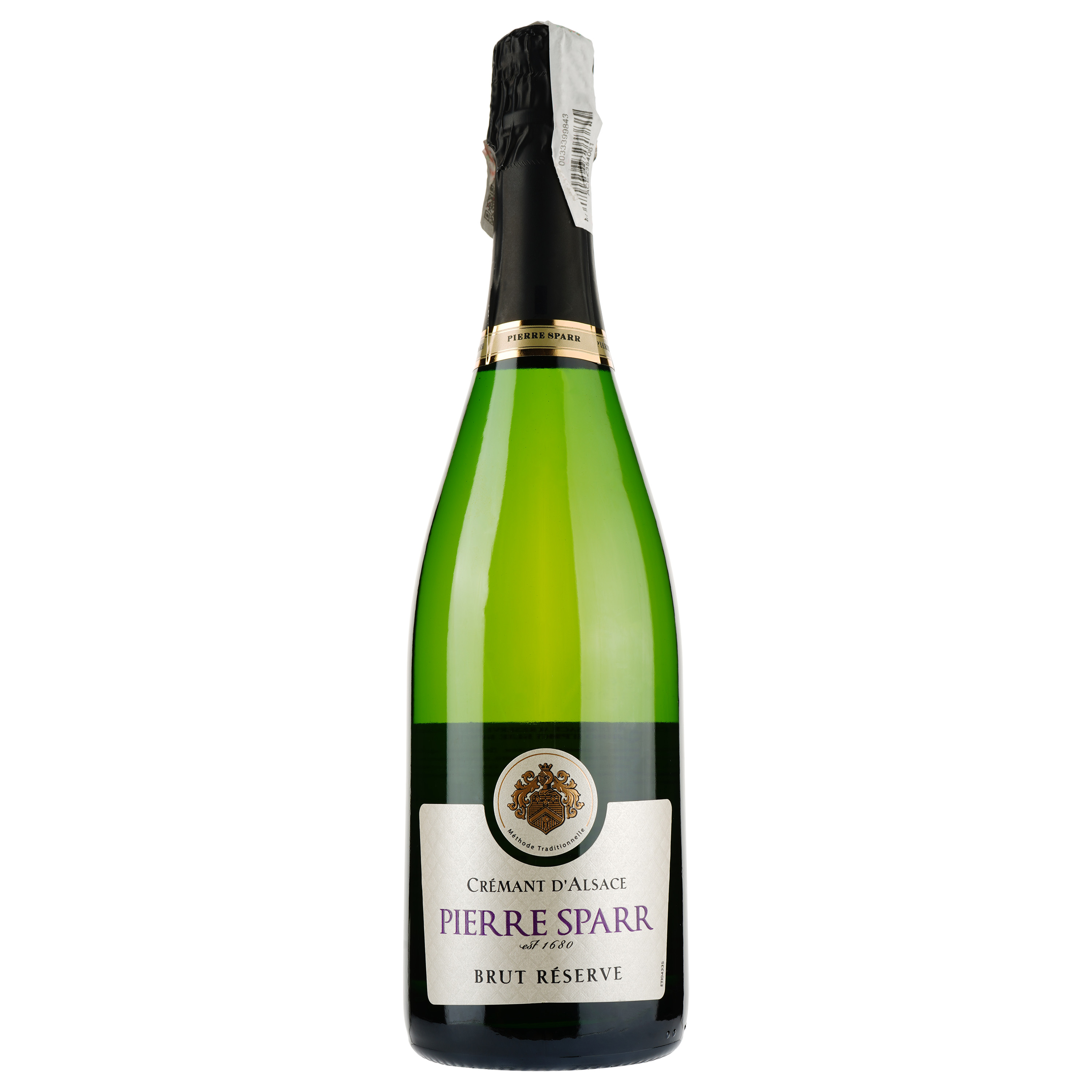 Игристое вино Pierre Sparr Cremant D'Alsace Brut Reserve, белое, брют, 12%, 0,75 л - фото 1