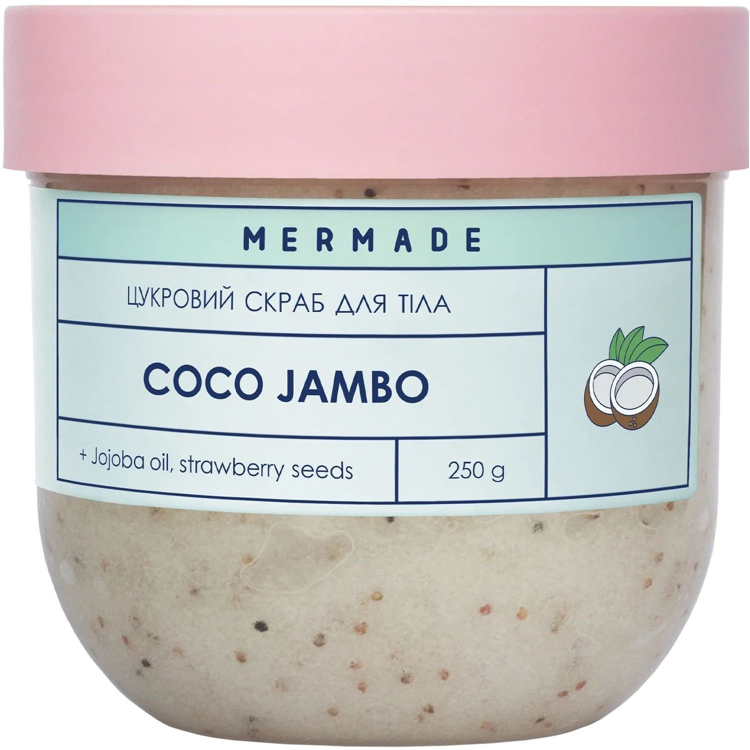 Цукровий скраб для тіла Mermade Coco Jambo 250 г - фото 1