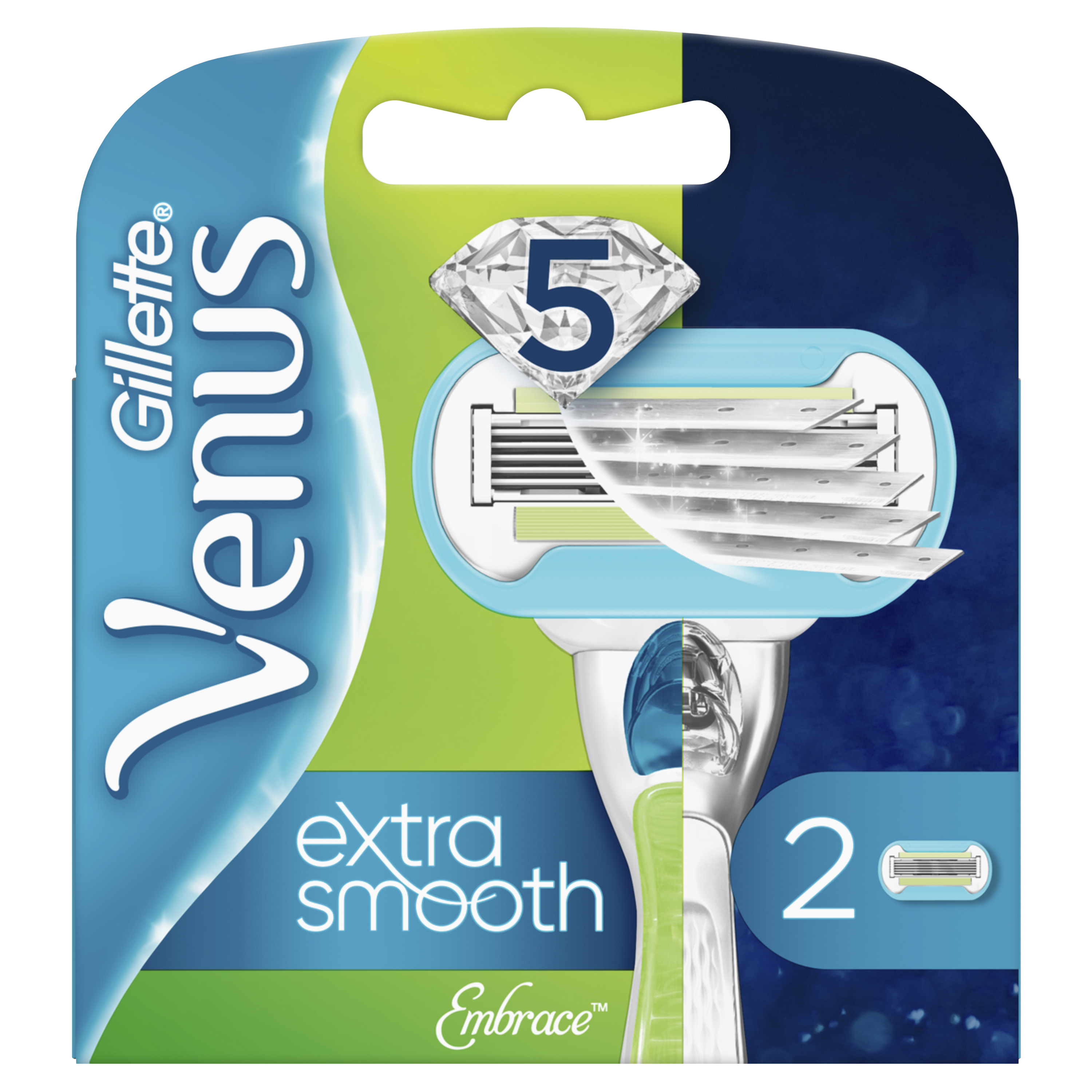Змінні картриджі для гоління Gillette Venus Embrace, 2 шт. - фото 2
