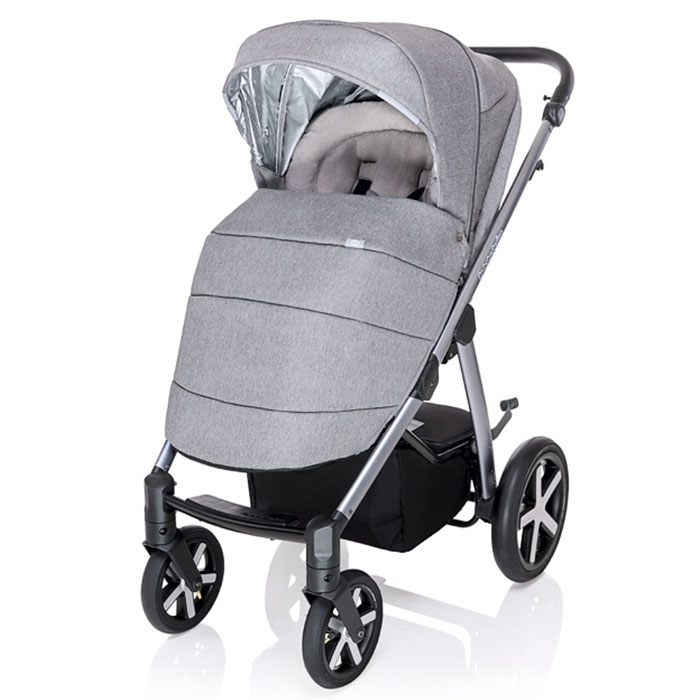 Универсальная коляска 2 в 1 Baby Design Husky NR 2020 07 Gray (202513) - фото 5