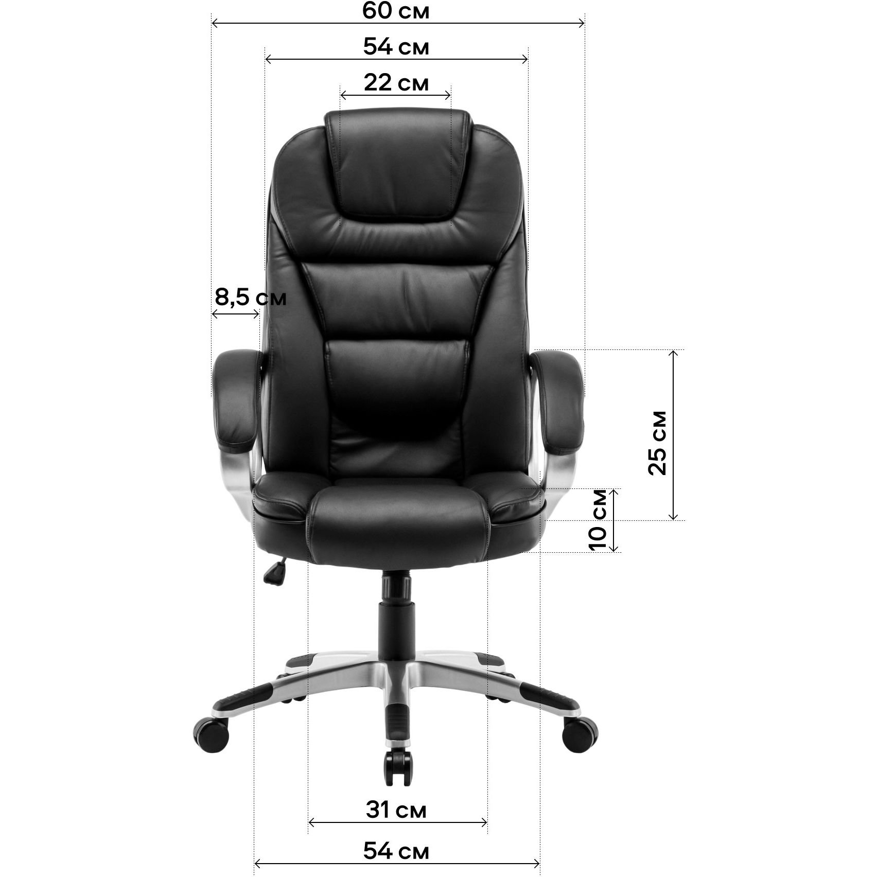 Офисное кресло GT Racer X-2852 Classic Fabric, серое (X-2852 Classic Fabric Gray) - фото 9