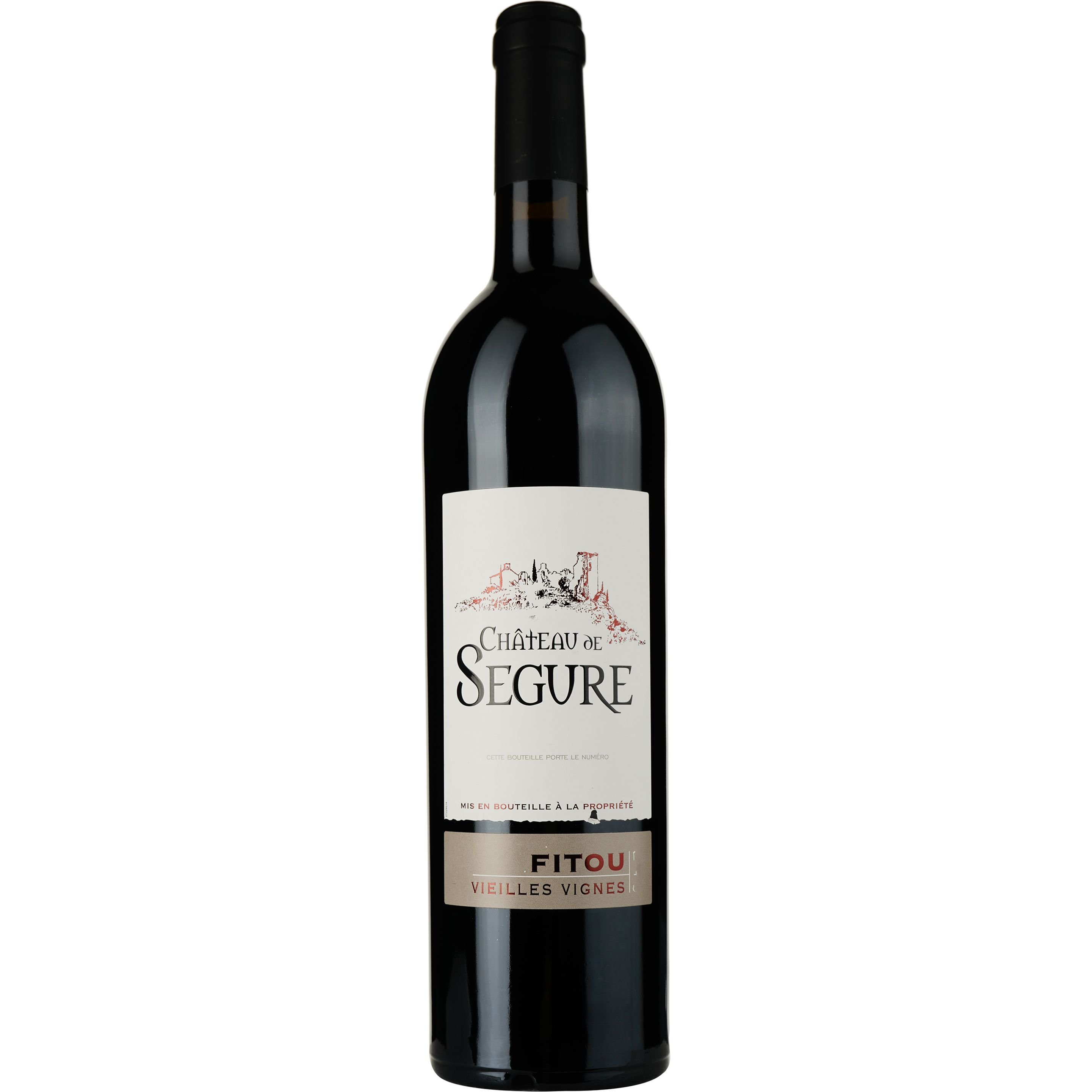 Вино Chateau De Segure Vielles Vignes AOP Fitou 2020 красное сухое 0.75 л - фото 1