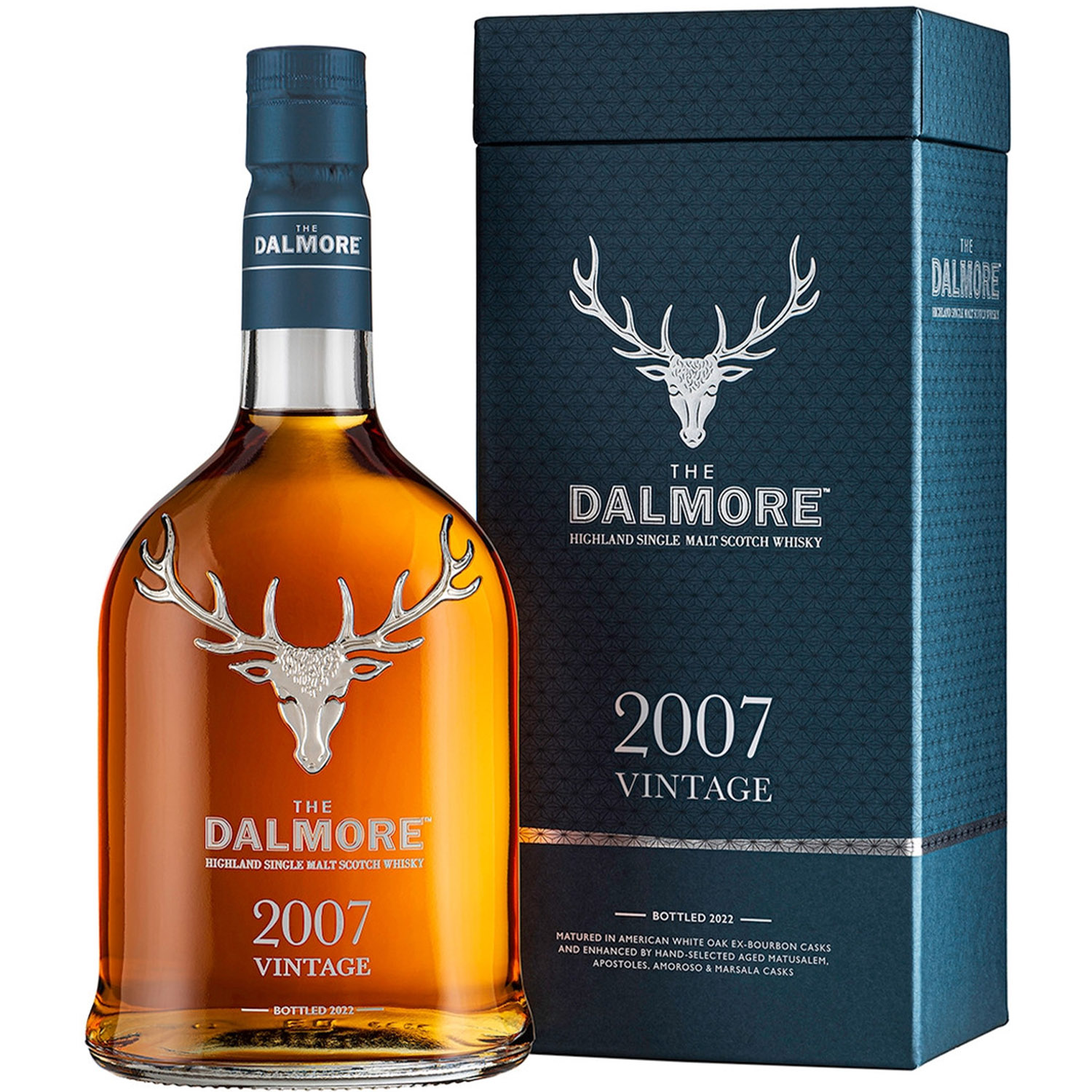 Виски Dalmore Vintage 2007 Single Malt Scotch Whisky 46.5% 0.7 л в коробке - фото 1