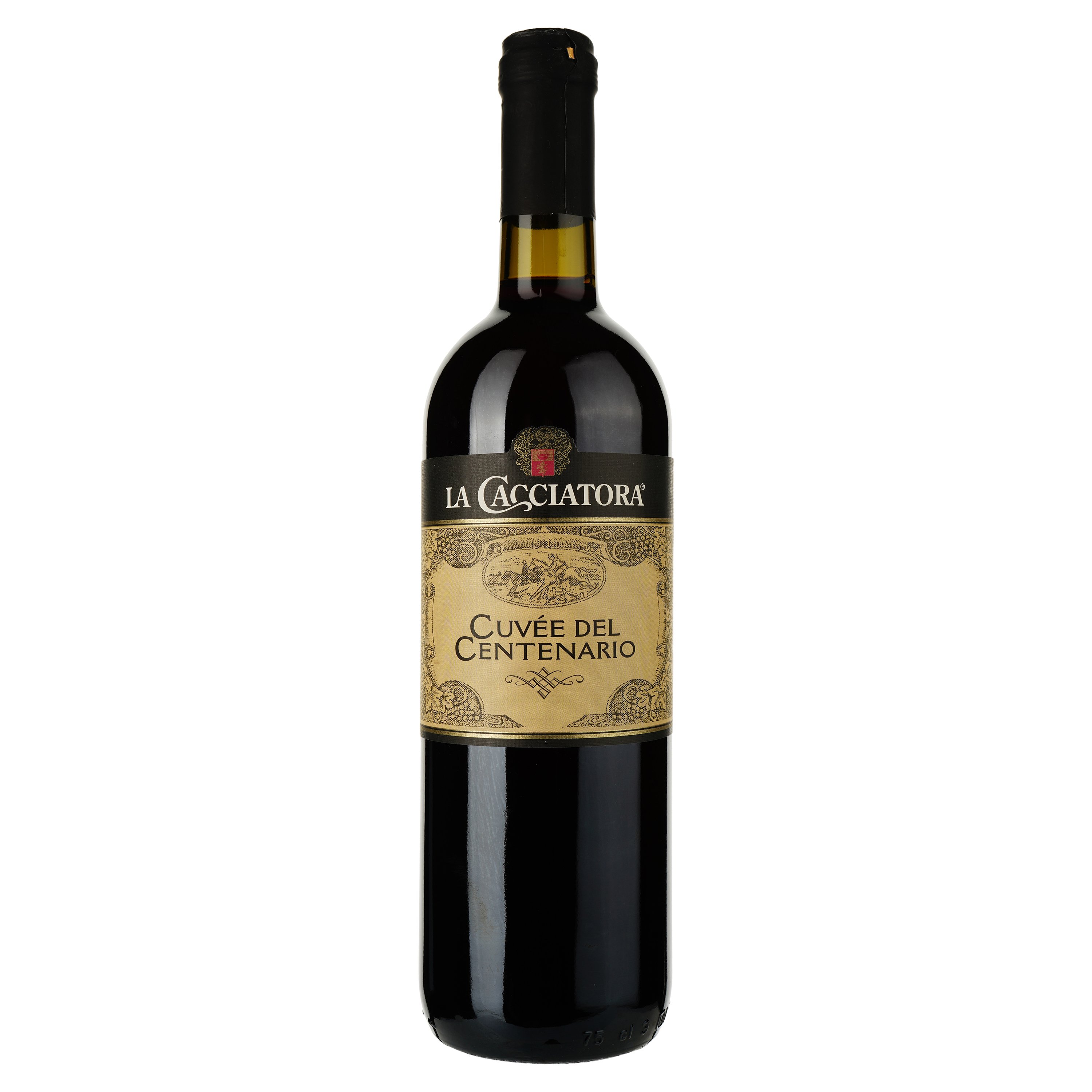 Вино La Cacciatora Rosso Cuvee Del Centenario, красное, сухое, 0,75 л - фото 1