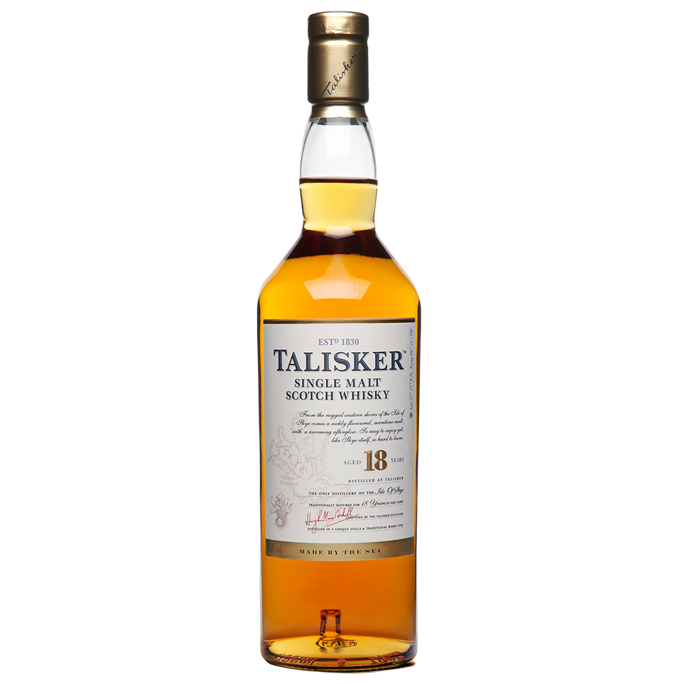 Виски Talisker 18 YO Single Malt Scotch Whisky, 45,8%, 0,7 л (664955) - фото 1