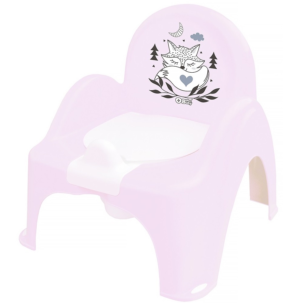 Горшок-стульчик Tega Plus baby, Маленькая лисица, розовый (PB-LIS-007-130) - фото 1