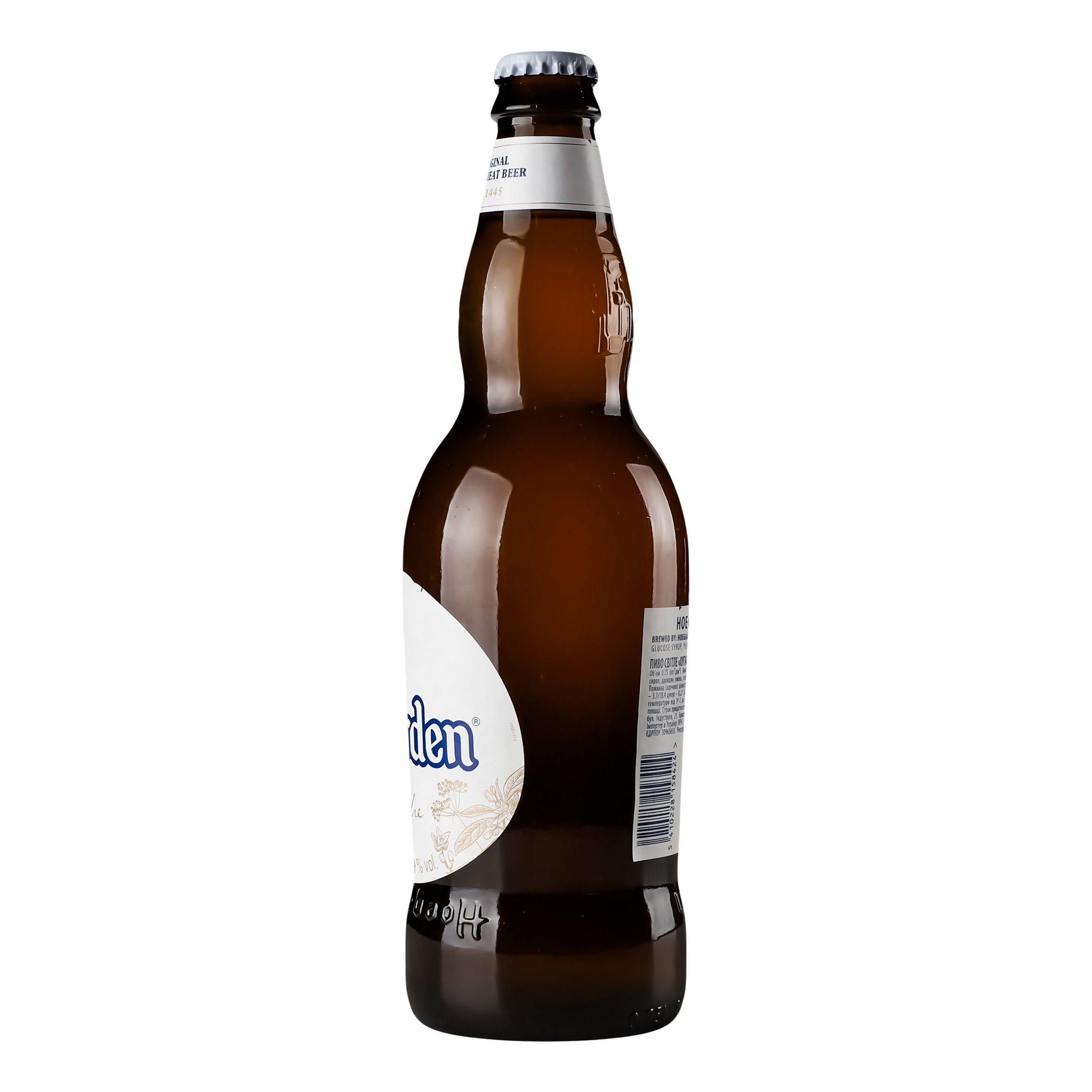 Пиво Hoegaarden White, світле, нефільтроване, 4,9%, 0,75 л (478565) - фото 2