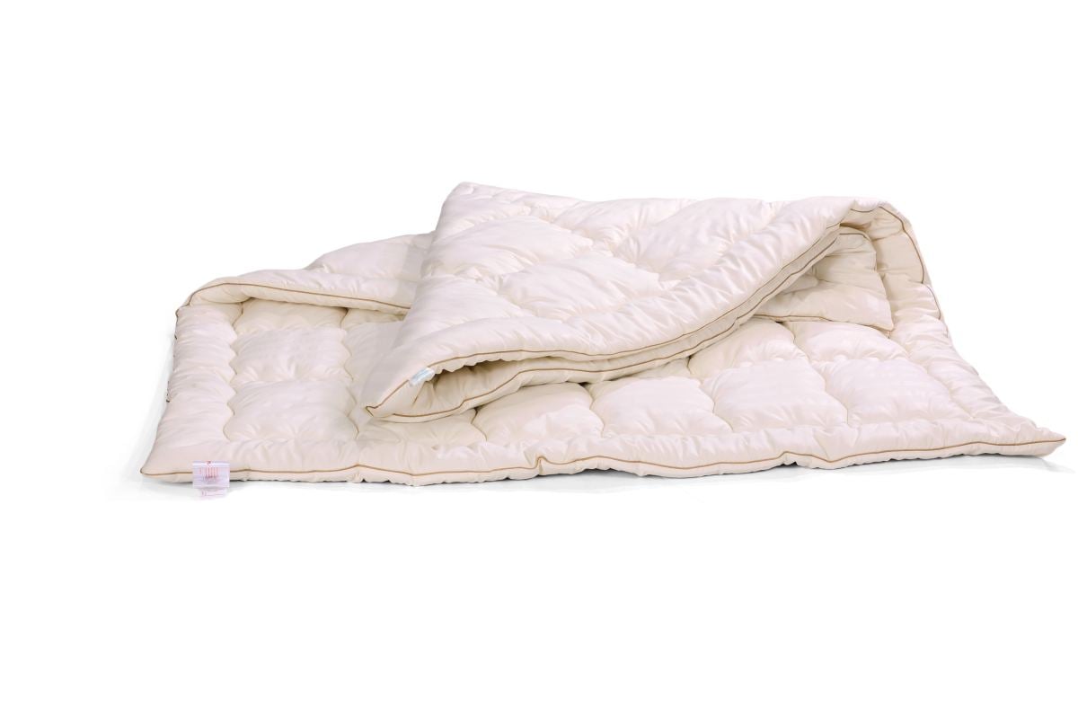 Одеяло шерстяное MirSon Gold Silk Hand Made №169, зимнее, 140x205 см, белое - фото 7