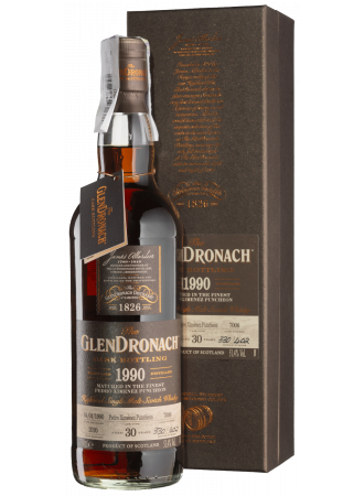 Виски Glendronach #7006 CB Batch 18 1990 30 yo Single Malt Scotch Whisky 0.7 л в подарочной упаковке - фото 1