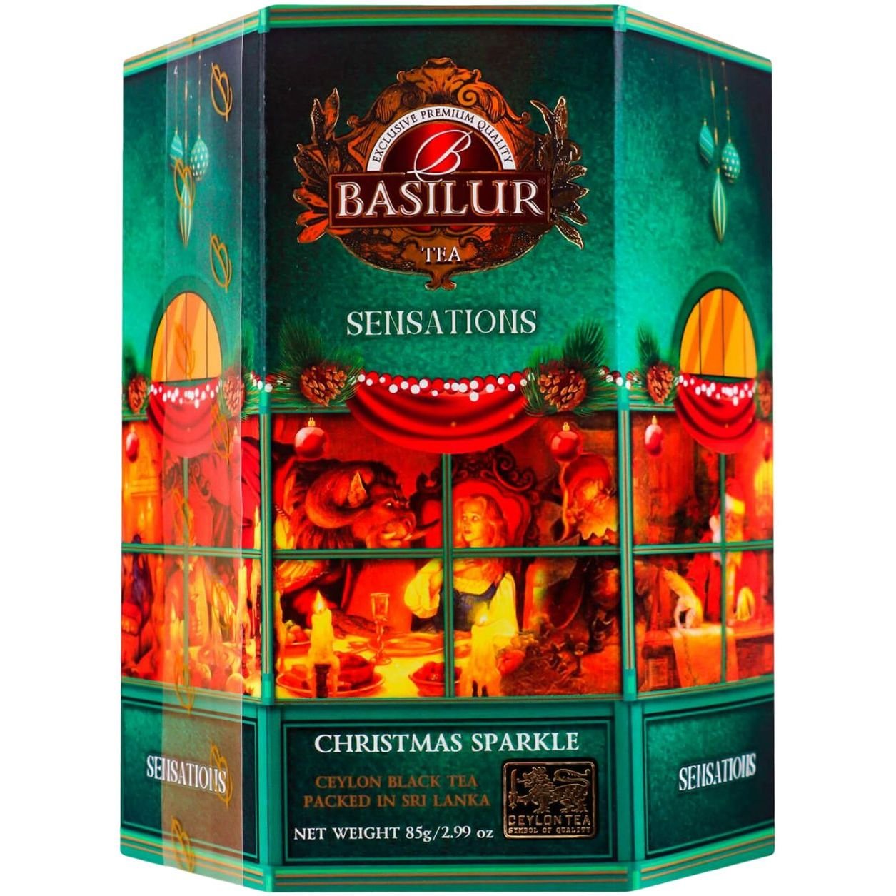 Чай чорний Basilur Sensation Christmas Sparkle, 85 г (878832) - фото 1
