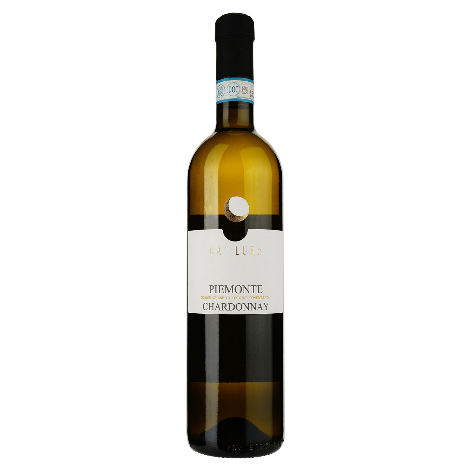 Вино Ca Luna Piemonte Doc Chardonnay, біле, сухе, 12%, 0,75 л - фото 1