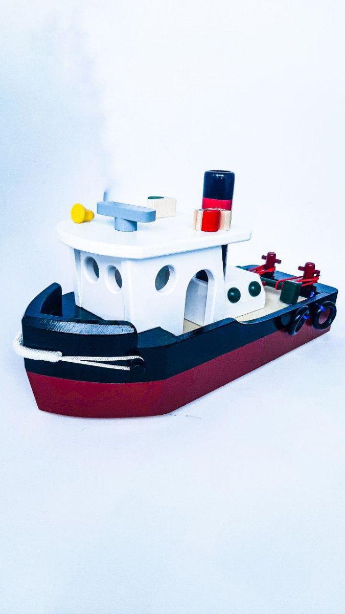 Буксирне судно New Classic Toys Буксирне судно червоний (10905) - фото 4