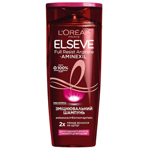 Шампунь L’Oréal Paris Elseve Full Resist Arginine+Aminexil для ослабленных волос, 400 мл - фото 1