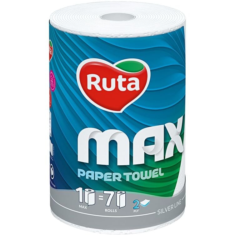 Паперові рушники Ruta Universal Max, 1 рулон, 350 аркушів - фото 1