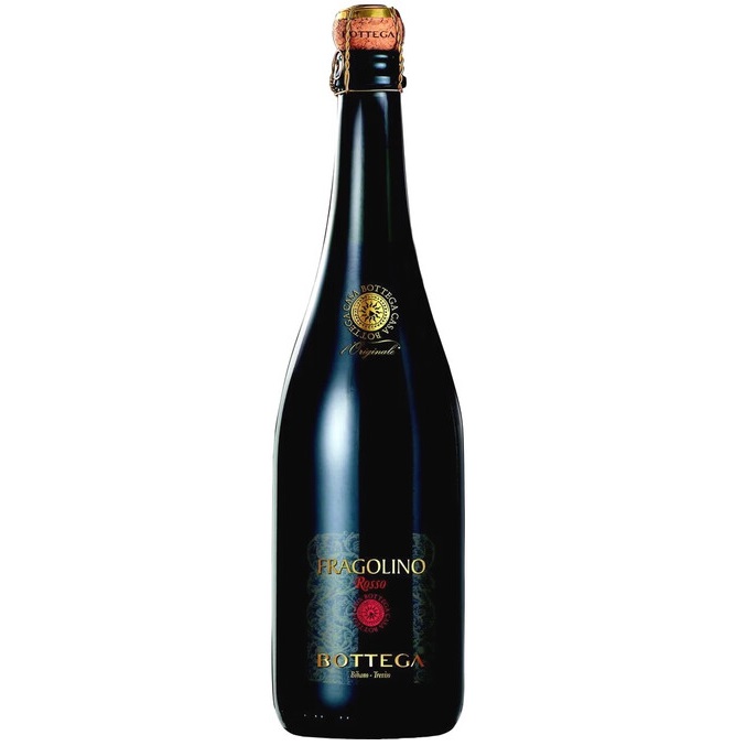 Вино ігристе Bottega Fragolino rosso, червоне, напівсолодке, 0,75 л (913419) - фото 1