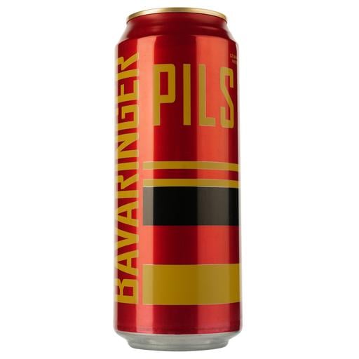Пиво Bavaringer Pils, світле, фільтроване, 5%, з/б, 0,5 л - фото 1