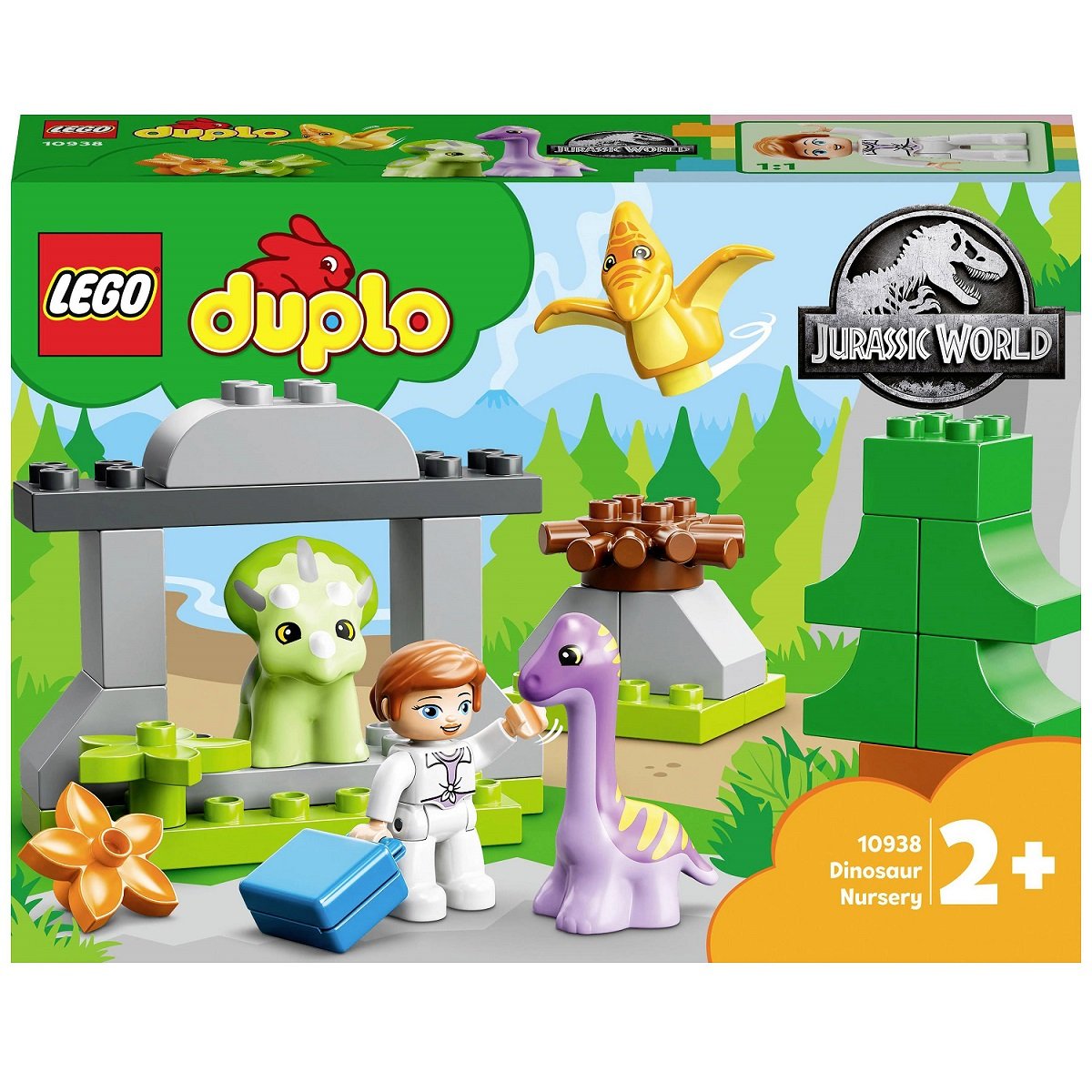 Конструктор LEGO DUPLO Jurassic World Дитячий садок для динозаврів, 27 деталей (10938) - фото 1