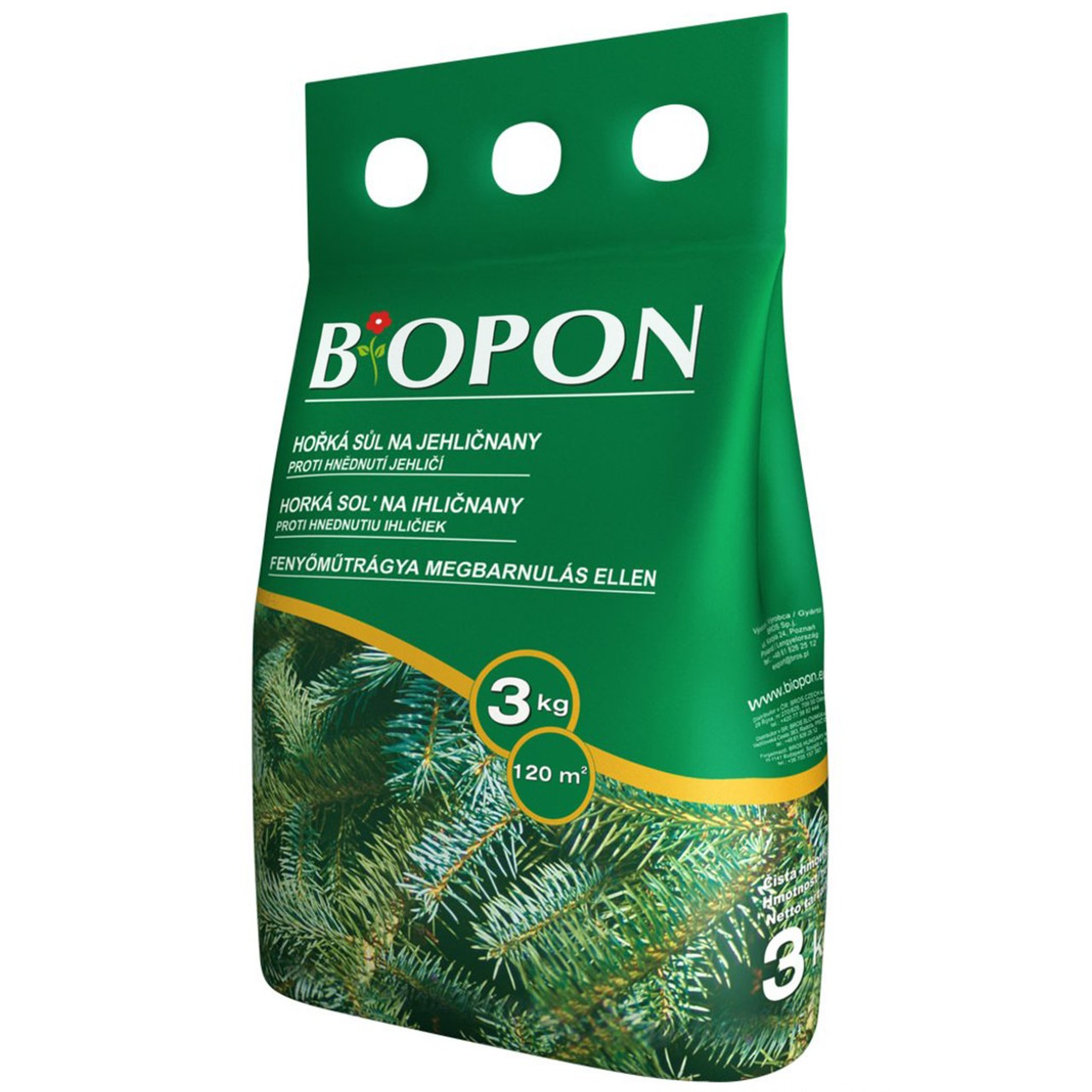 Удобрение Biopon Для хвойных растений против пожелтения 3 кг - фото 1