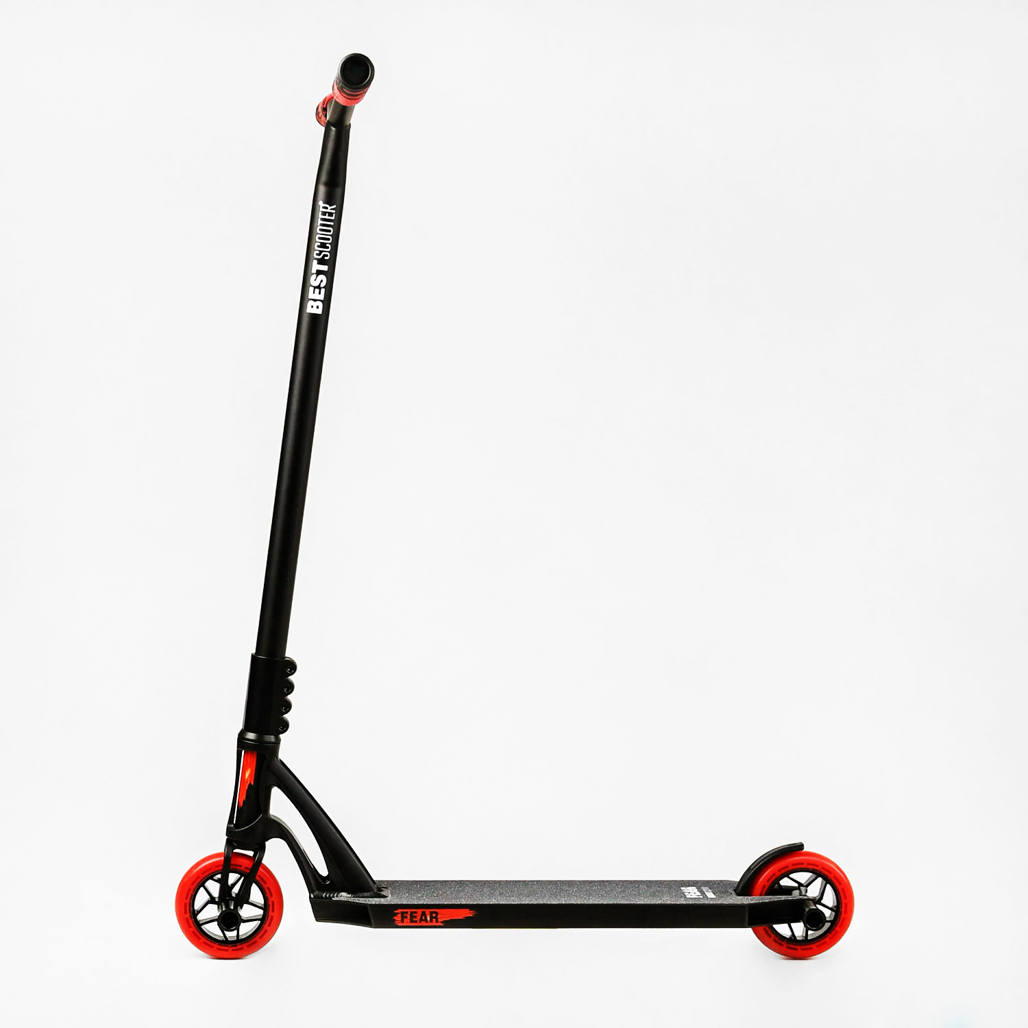 Самокат трюковий Best Scooter 53х12х85 см Чорно-червоний 000231350 - фото 6